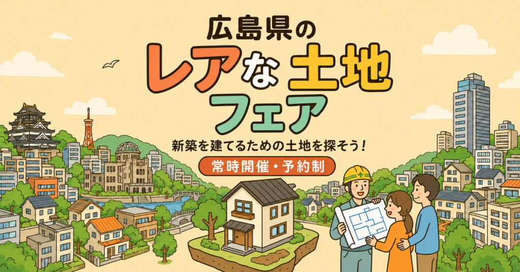 広島県のレアな土地フェア