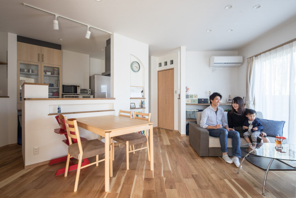 回遊性のあるLDK+WIC の新発想 LDK