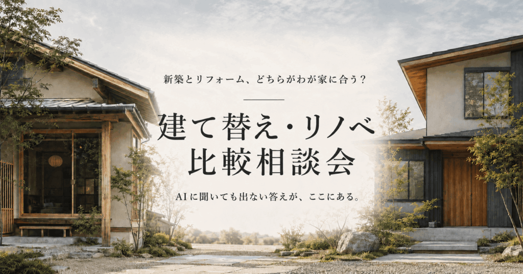 建て替え・リノベ比較勉強会